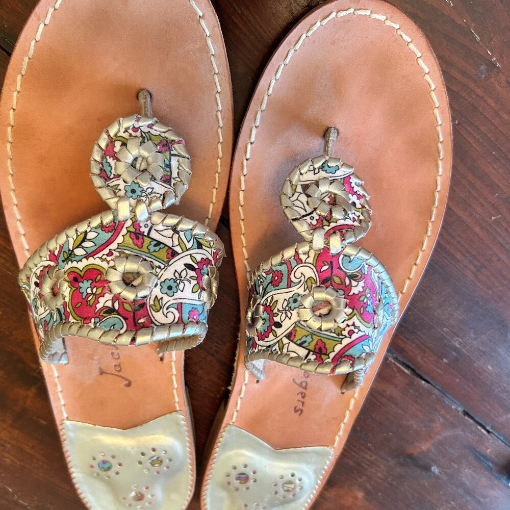 Jack Rogers Paisley Sandals Size 11